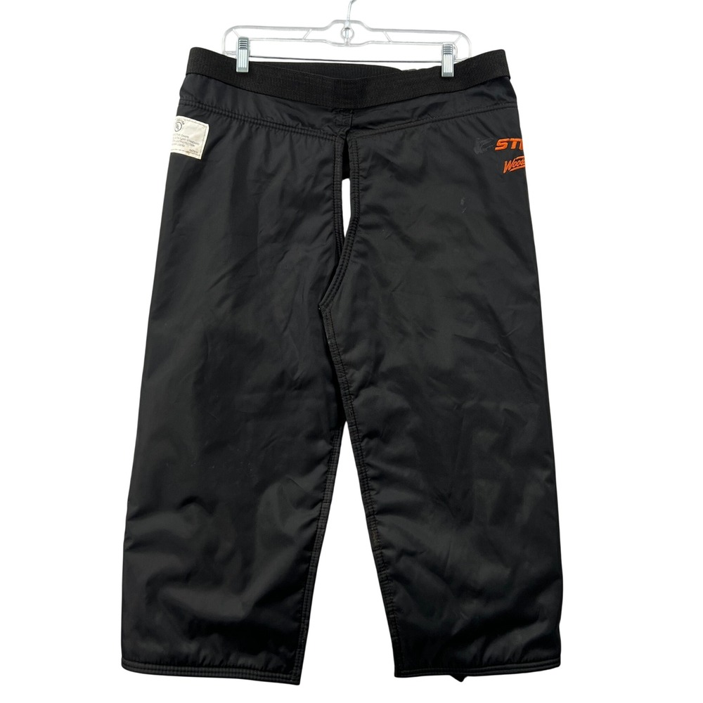 Stihl Woodcutter Protective Chaps Mens L 30-42 Black 6 Ply Chainsaw Safety